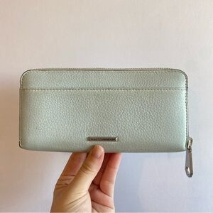 Rebecca Minkoff Blue Continental Wallet‎ Pebbled Leather